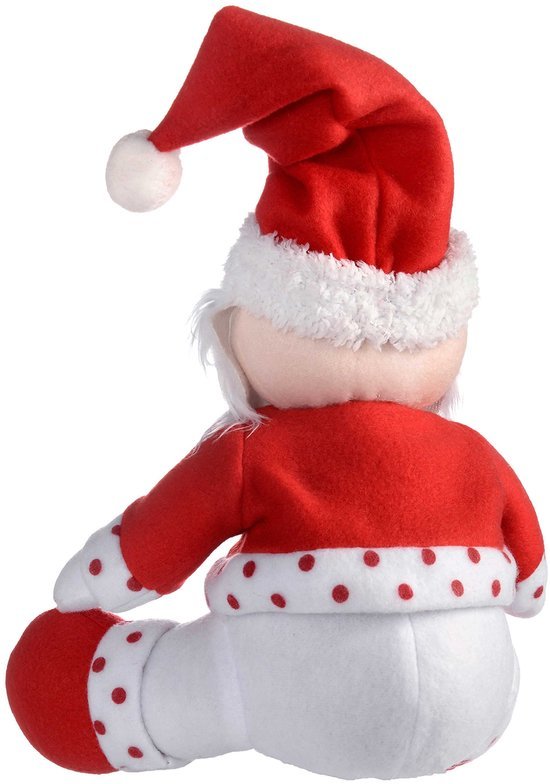 550x784-2.jpg Unyqoos® Set van twee feestelijke decoraties met Kerstman en sneeuwpop, 28 cm hoog
