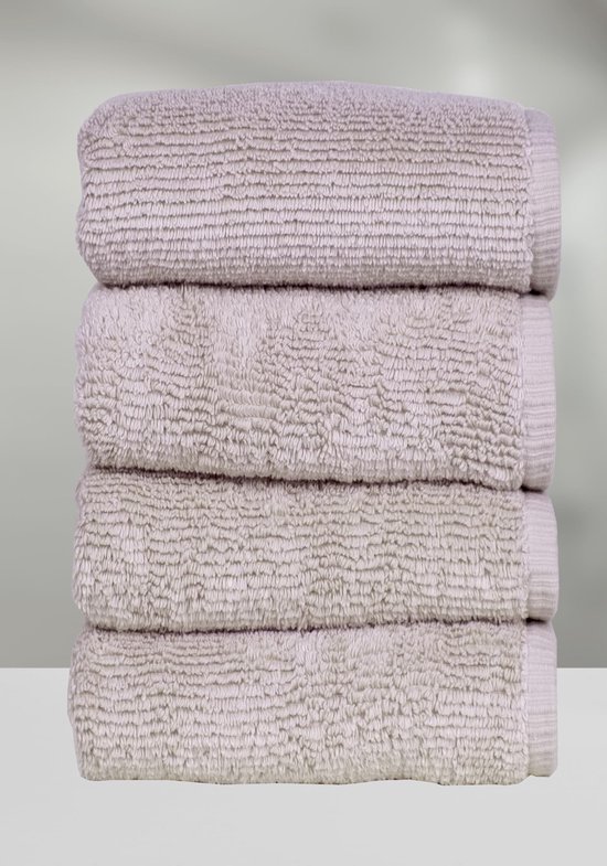 550x785-3.jpg Unyqoos® Set van vier luxe handdoeken van Turks katoen, extra absorberend en zacht