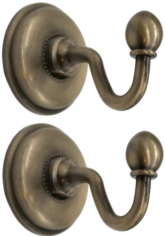 550x786-14.jpg Unyqoos® Set van twee klassieke wandhaken in antiek messing voor diverse ruimtes