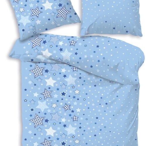 550x787-7.jpg Unyqoos® Zacht en warm flanellen beddengoed met sterrenmotief voor kinderen