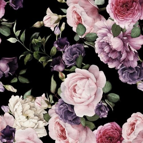 550x792.jpg Unyqoos® Zelfklevende decoratieve roze bloemenbehang voor keuken en woonkamer