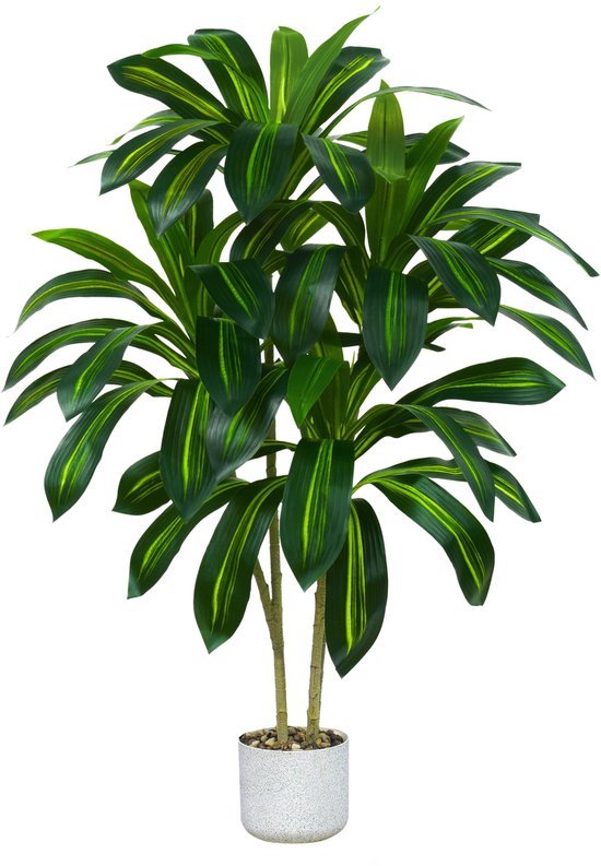 550x793-3.jpg Unyqoos® Levensechte kunstplant Dracaena met elegante pot voor binnen en buiten