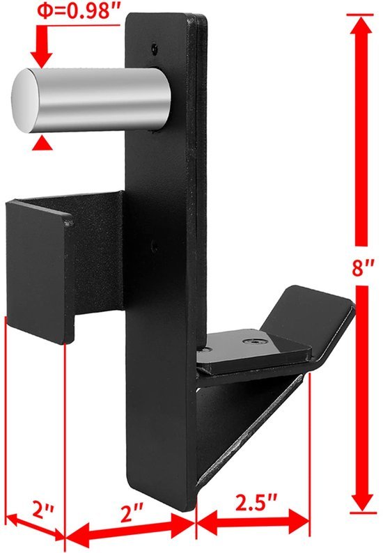 Unyqoos® Robuuste en J-haken voor power rack en fitness racks