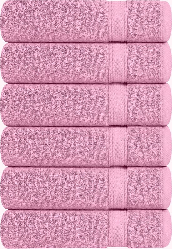 550x797-2.jpg Unyqoos ® Luxueuze Zesdelige Set Handdoeken van Hoogwaardig Katoen voor Optimaal Comfort en Absorptie