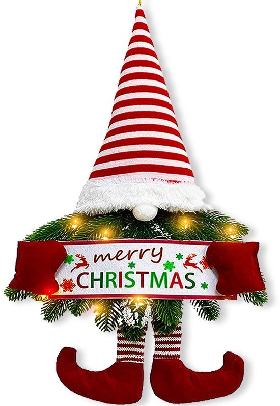 550x797-5.jpg Unyqoos® Speelse kerstkrans met verlichting voor deur en interieur decoratie