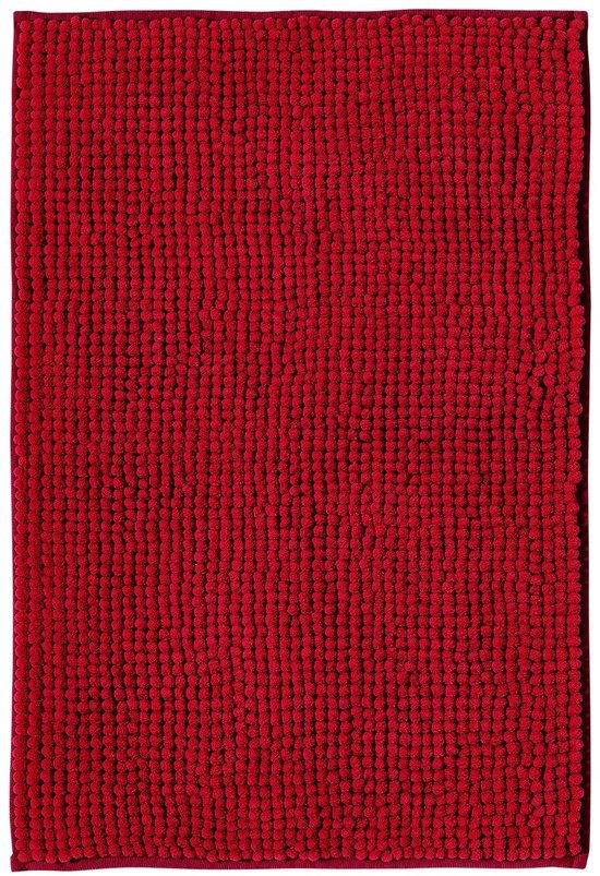 Unyqoos® Zachte Antislip Badmat, Combineerbaar als Badkamertapijt en Douchemat in Stijlvol Rood