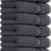 550x804-20.jpg Unyqoos ® Luxueuze Zachte Katoenen Handdoekenset voor Badkamercomfort, 6 Stuks, 41 x 71 cm, Grijs