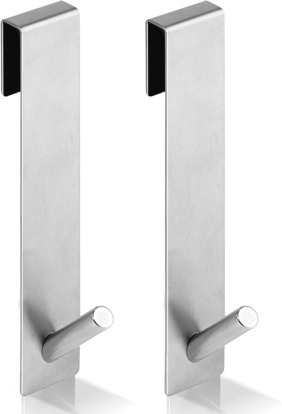 550x806-3.jpg Unyqoos® Zilverkleurige set van twee roestvrijstalen haken voor frameloze douchewanden