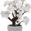 Unyqoos® Realistische kunstbloesem potplant voor stijlvolle binnendecoratie thuis of op kantoor