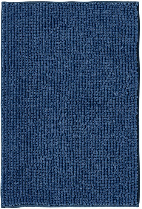 Unyqoos® Zachte Antislip Badmat van Chenille voor Badkamer en Douche, Wasbaar, Blauw, 50 x 80 cm