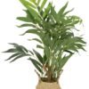 Unyqoos® Decoratieve kunstpalm met mand voor huis en tuin, onderhoudsvrij 65 cm