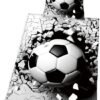 Unyqoos ® Beddengoedset met 3D Voetbalontwerp en Omkeerbare Stijl voor Sportliefhebbers