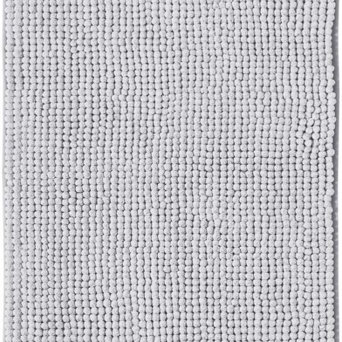 Unyqoos® Grijze Antislip Chenille Badmat voor Douche en Badkamer, 50 x 80 cm, Wasbaar en Waterabsorberend