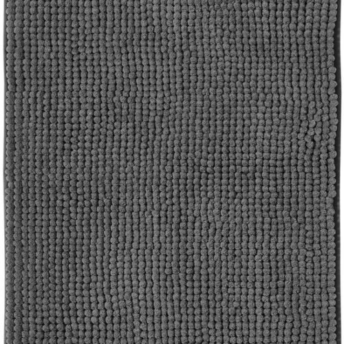 550x811-3.jpg Unyqoos® Donkergrijze Chenille Badmat met Antislip voor Badkamer en Douche, Wasbaar, 50 x 80 cm