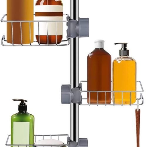 550x813-8.jpg Unyqoos® Set van drie verstelbare doucheplanken voor badkamer en keuken zonder boren
