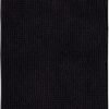 Unyqoos® Zwarte Luxe Antislip Badmat van Chenille voor Badkamer en Douche, 50 x 80 cm