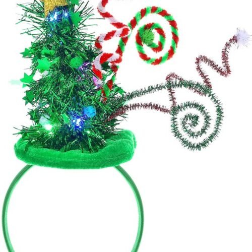 Unyqoos® Feestelijk Haaraccessoire voor Kerstmis met Ster en Kerstboomontwerp