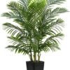 Unyqoos® Levensechte kunstpalm van 150 cm voor interieurdecoratie en sfeer