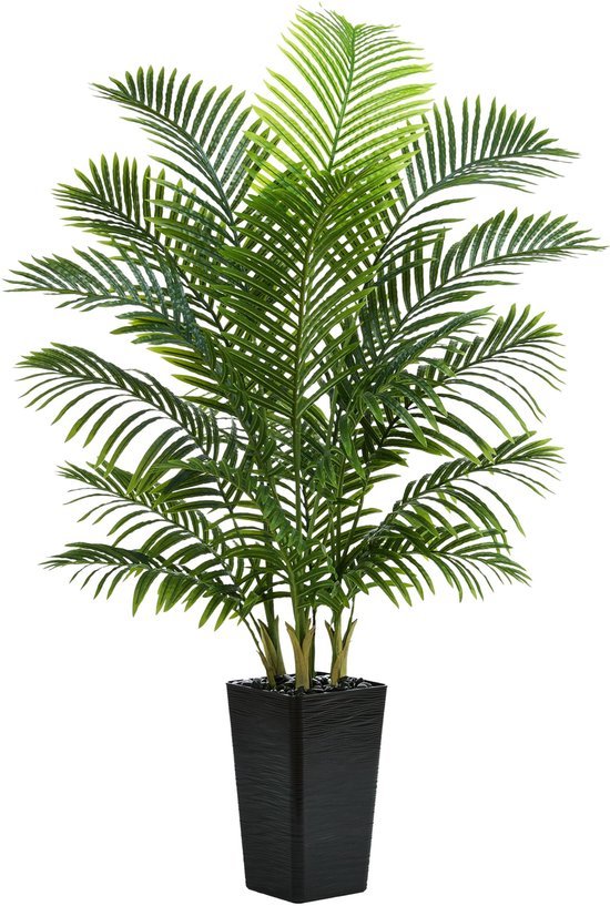 Unyqoos® Levensechte kunstpalm van 150 cm voor interieurdecoratie en sfeer