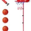 Unyqoos® Verstelbare basketbalkorf voor kinderen met accessoires voor binnen en buiten
