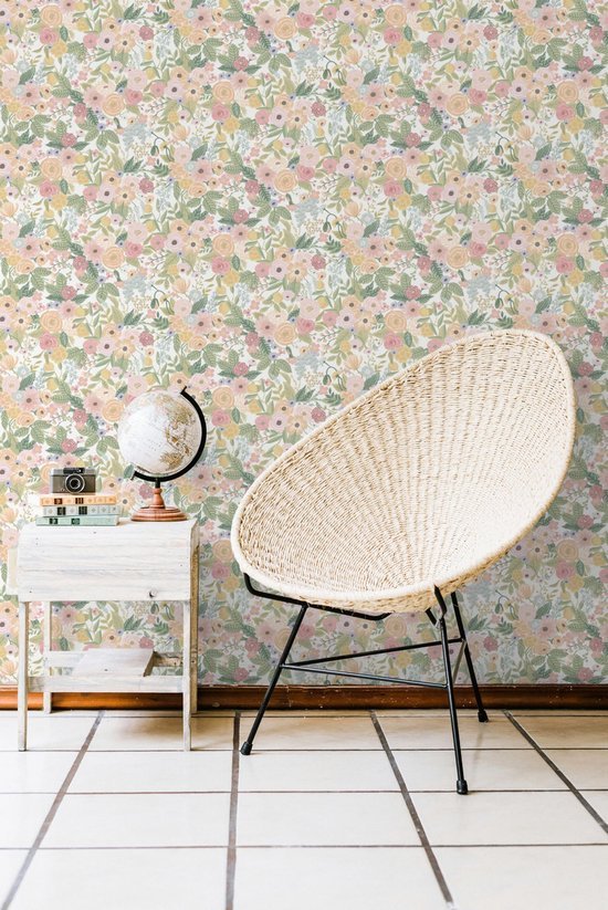 550x823-3.jpg Unyqoos® Zelfklevend bloemenbehang met vintage uitstraling voor diverse ruimtes 41 x 300 cm