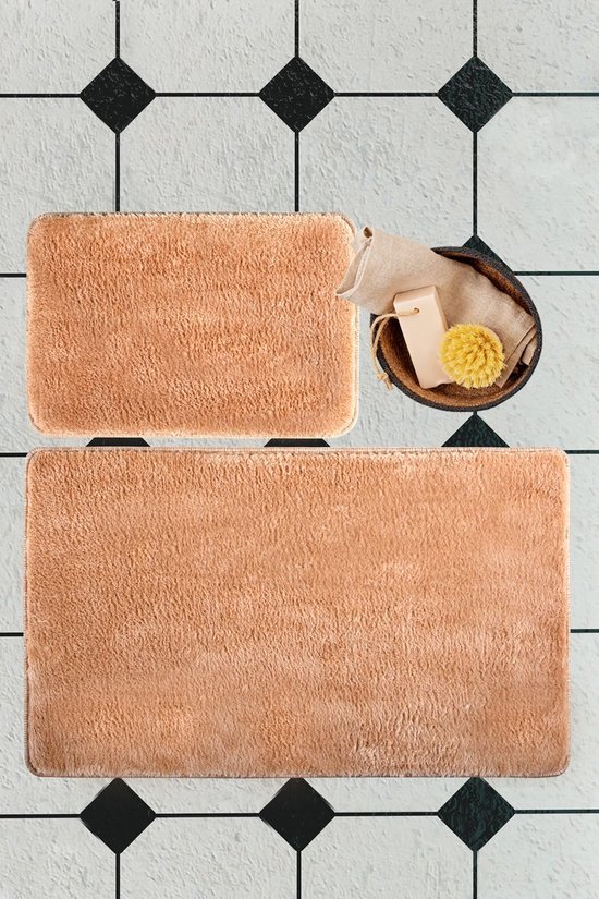 550x825-108.jpg Unyqoos® Tweedelig badmatten set met zachte textuur en antislip eigenschappen