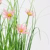 Unyqoos® Decoratief kunstgras met margrieten in jute pot voor binnen en buiten