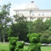 Unyqoos® Decoratieve tuinfiguren van kunstgras in diervormen voor buitengebruik
