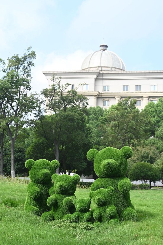 Unyqoos® Decoratieve tuinfiguren van kunstgras in diervormen voor buitengebruik