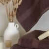 Unyqoos® Set van Luxe Douchehanddoeken in Chocoladetinten, Extra Zacht en Absorberend, 70x140 cm