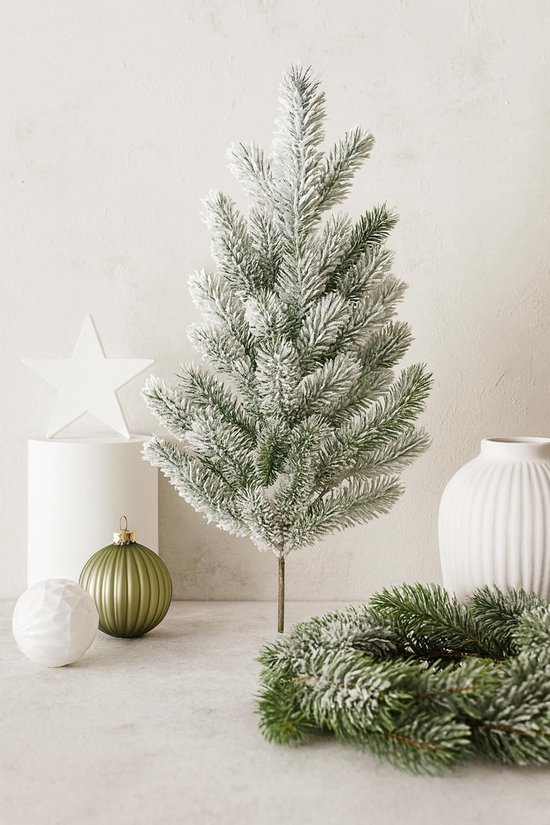 550x825-158.jpg Unyqoos® Natuurgetrouwe kunstdennentak met sneeuw voor veelzijdige kerstdecoraties