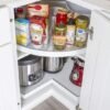 Unyqoos® Draaibare keukenorganizer met hoge wanden voor hoekopslag
