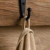Unyqoos® Set van 10 stijlvolle zwarte haken voor garderobe en badkamer