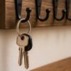 Unyqoos® Set van 10 zwarte metalen haken voor veelzijdig gebruik in huis of kantoor