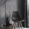 Unyqoos® Zelfklevende Vinyl Meubelfolie met Industriële Betonlook voor Interieurdecoratie, 40 x 300 cm, Donkergrijs