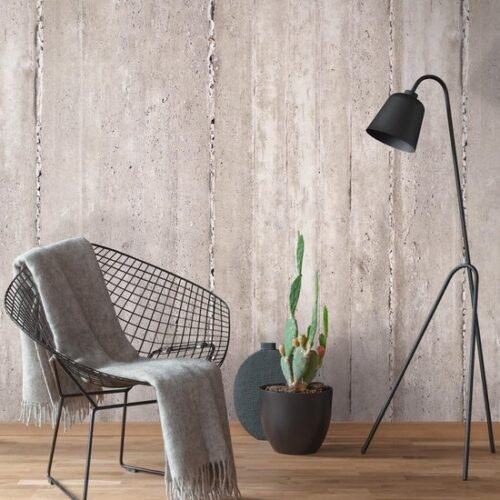 550x825-70.jpg Unyqoos® Modern vliesbehang met betonlook in crèmekleurige en grijze tinten voor elke ruimte