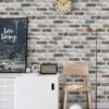 Unyqoos® Zelfklevend behang met steenlook voor een rustieke en vintage uitstraling