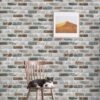 Unyqoos® Zelfklevend behang met steenlook voor een rustieke en vintage uitstraling