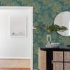 550x825-82.jpg Unyqoos® Waterdicht zelfklevend bloemenbehang in goud en blauw voor diverse oppervlakken