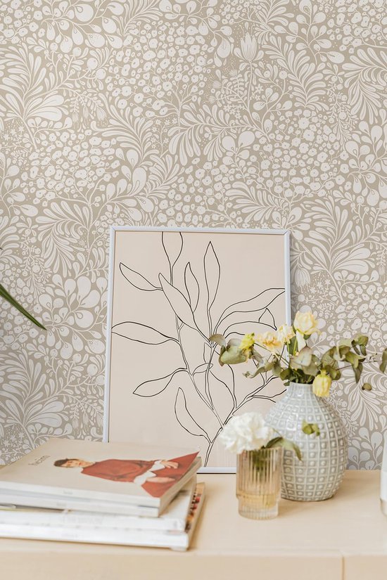 550x825-84.jpg Unyqoos® Waterdicht zelfklevend bloemenbehang voor diverse interieurtoepassingen