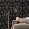 Unyqoos® Stijlvol zelfklevend behang met barok design voor diverse oppervlakken 41 cm x 10 m
