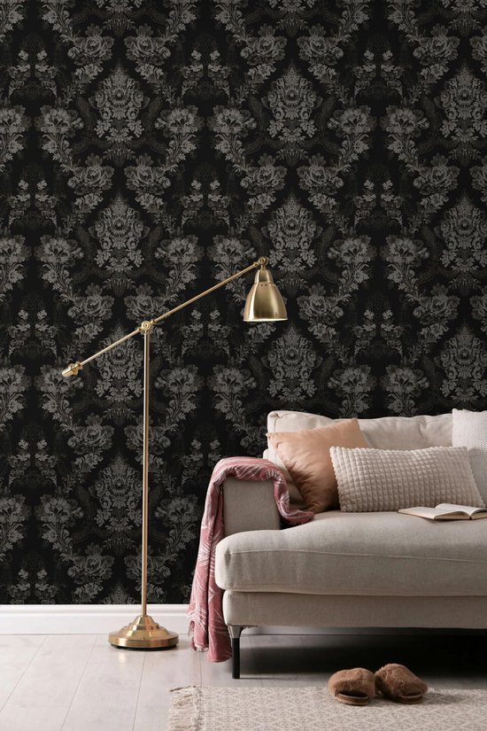 Unyqoos® Stijlvol zelfklevend behang met barok design voor diverse oppervlakken 41 cm x 10 m