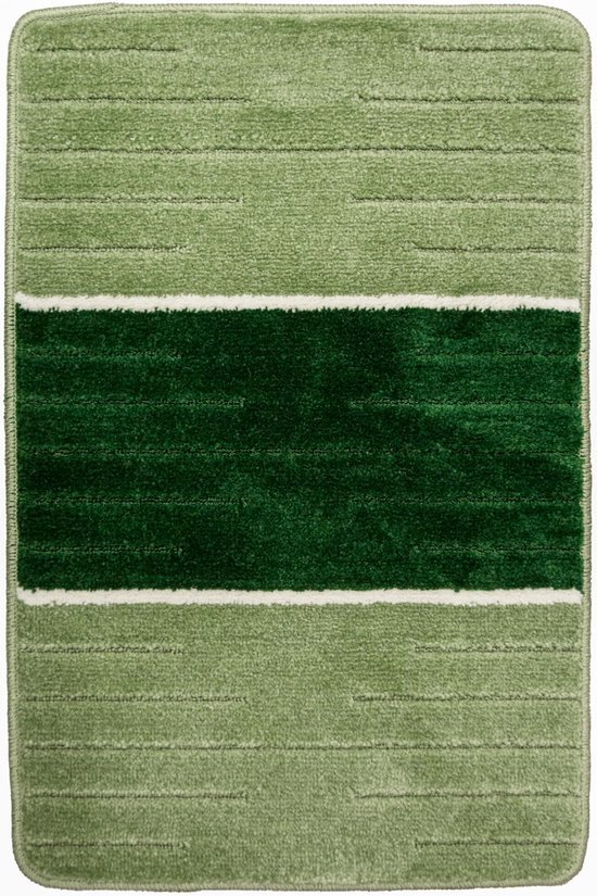 550x825-94.jpg Unyqoos® Stijlvolle groene badmat met 3D-effect en antislip voor veilig badkamergebruik
