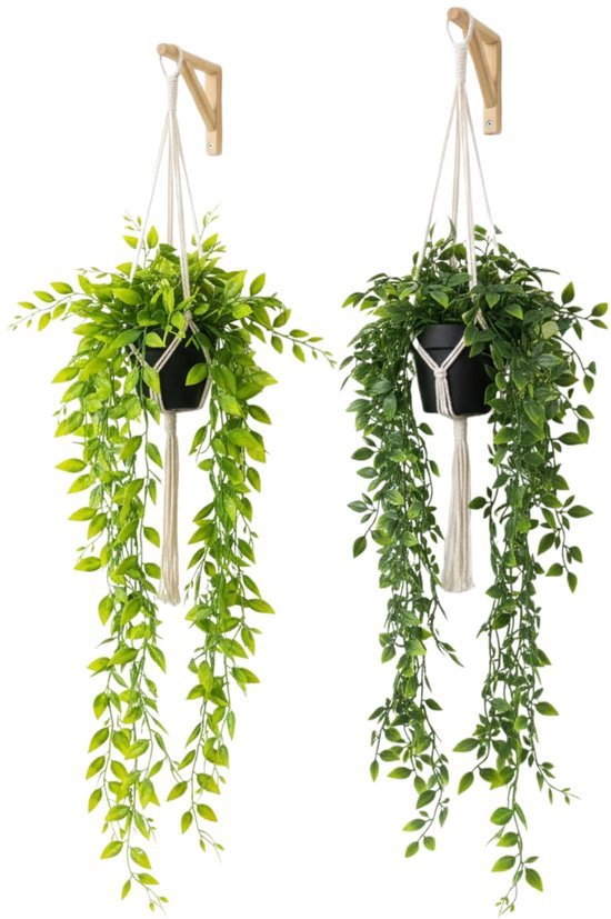 550x827-1.jpg Unyqoos® Set van twee levensechte kunstplanten voor veelzijdige binnen- en buitendecoratie
