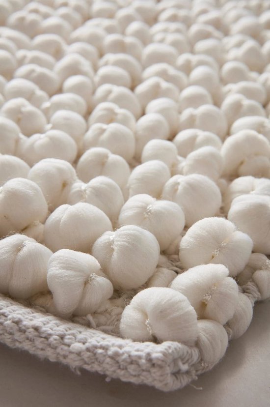 Unyqoos® Moderne Luxe Badmat met Popcornstructuur voor Stijlvolle Badkamers - 50 x 80 cm