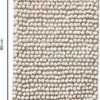 Unyqoos® Moderne Luxe Badmat met Popcornstructuur voor Stijlvolle Badkamers - 50 x 80 cm