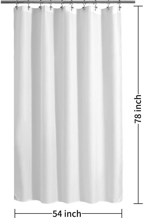 550x836-1.jpg Unyqoos® Waterdicht en machinewasbaar douchegordijn met magneten voor badkamer