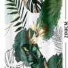 Unyqoos® Elegant Douchegordijn met Boho-Stijl en Jungle Palmblad Design voor Luxe Badkamers