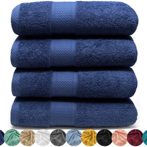 P-87213230008130-20260405180348.webp Unyqoos ® Set van 4 Luxe Handdoeken van Hoge Kwaliteit - 100% Zuivere Katoen, Zacht en