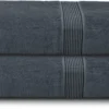 Unyqoos® Zachte en Luxe Set van Twee Extra Grote Badhanddoeken met Sneldrogende Eigenschappen